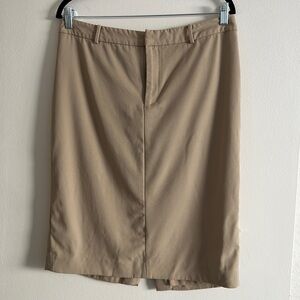 Ralph Lauren Wool Tan pencil skirt
